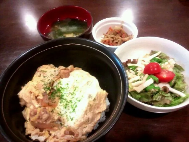 我が家の親子丼定食|フウミンさん