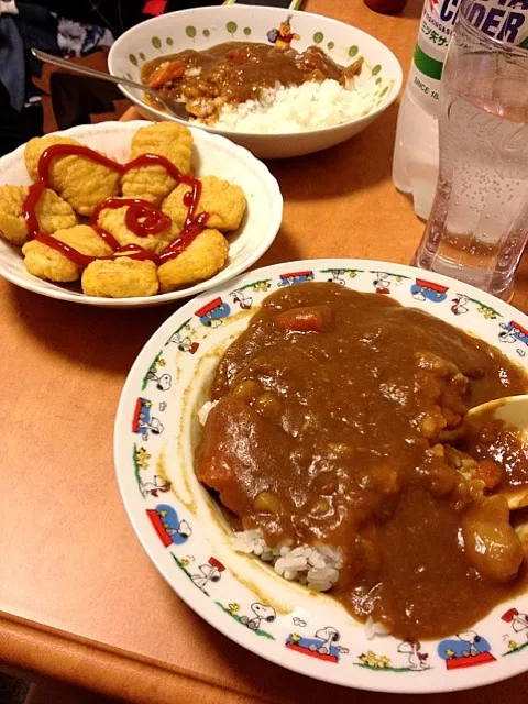 カレーとナゲット|ザキさん