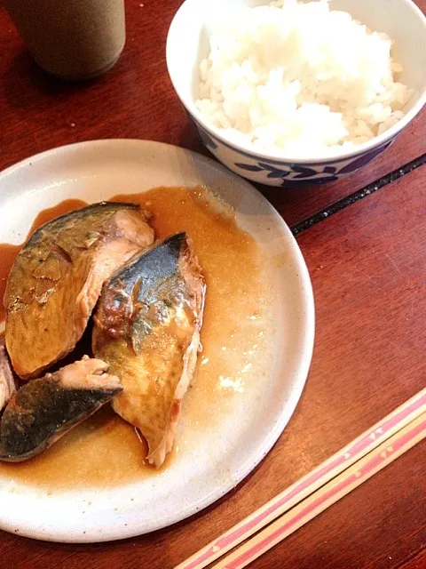 鯖の味噌煮！|まりなさん