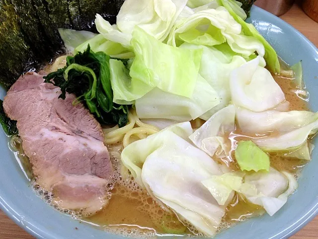 のり増しラーメン キャベツ かため こいめ|tecklさん