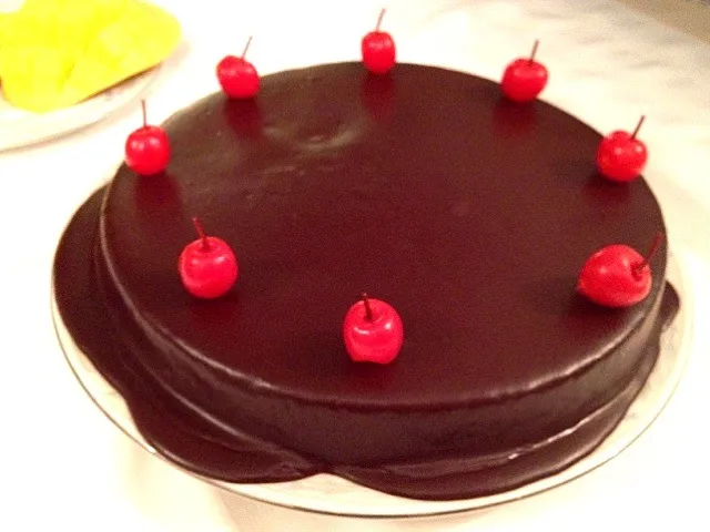 mocha chocolate cake with ganache|Bridgetさん