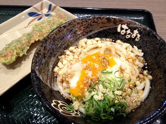 温玉ぶっかけ＆ちくわの磯辺揚げ|あーちゃんさん