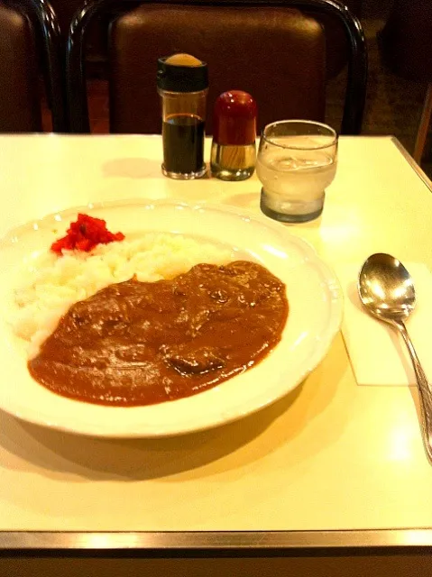 喫茶店の普通のビーフカレー|らこすけさん