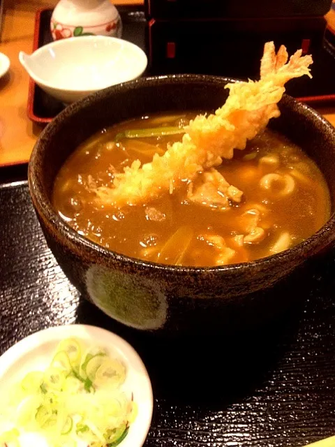 えび天カレーうどん|しーさん