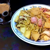 きのことタケノコの秋色パスタ|misoloidさん