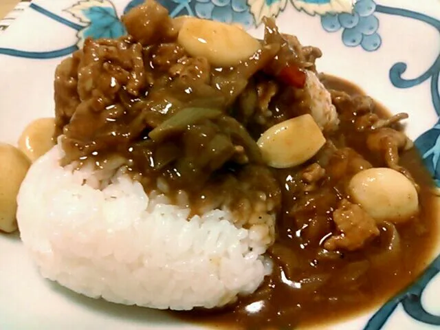 和風にんにくまるごとカレー|カレーオヤジさん