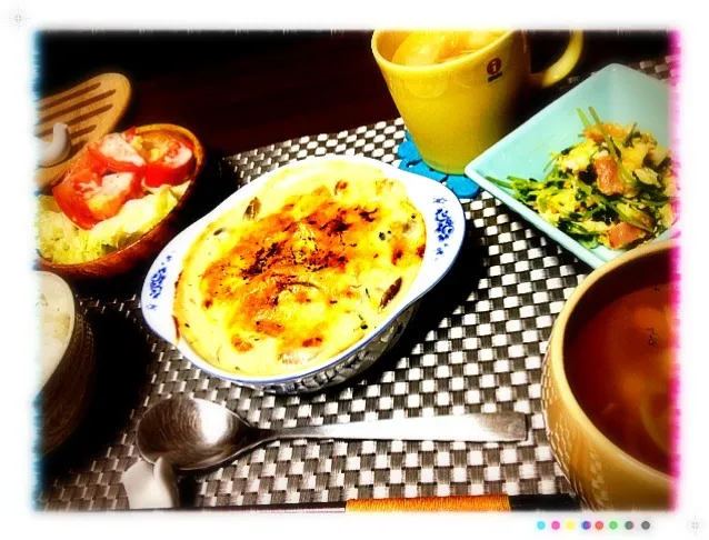 Snapdishの料理写真:冷蔵庫の残り物で…♡笑|ｋｏｚｕｅさん