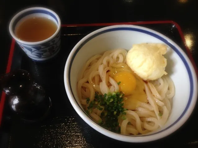 釜玉。たま天トッピング|うに(´◡͐`)さん