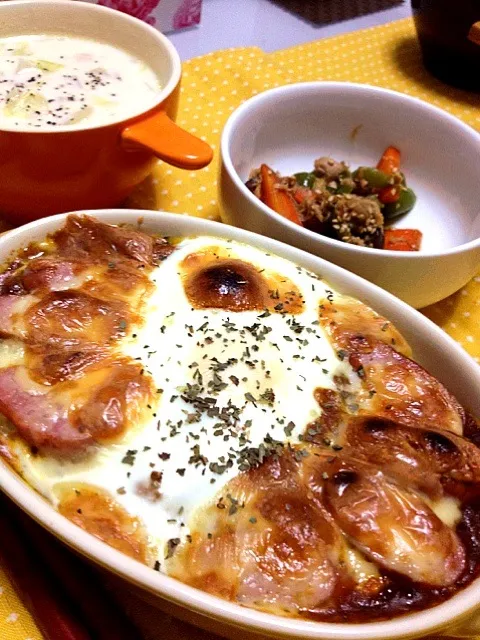 昨日の残りで焼きカレー|♡よっしー♡さん