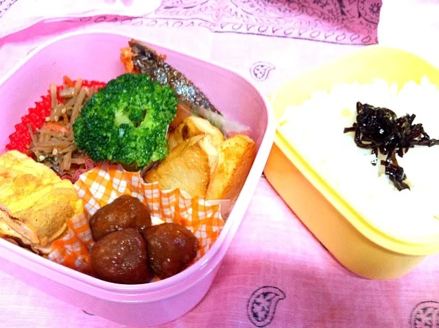 この間と全く同じだ！弁当(^◇^;)|リトルギャングさん