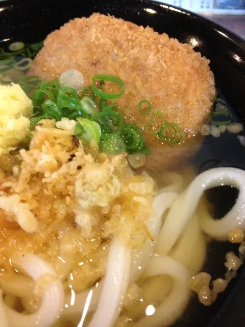 コロッケうどん(＾ｰ^)ノ|あにさんさん