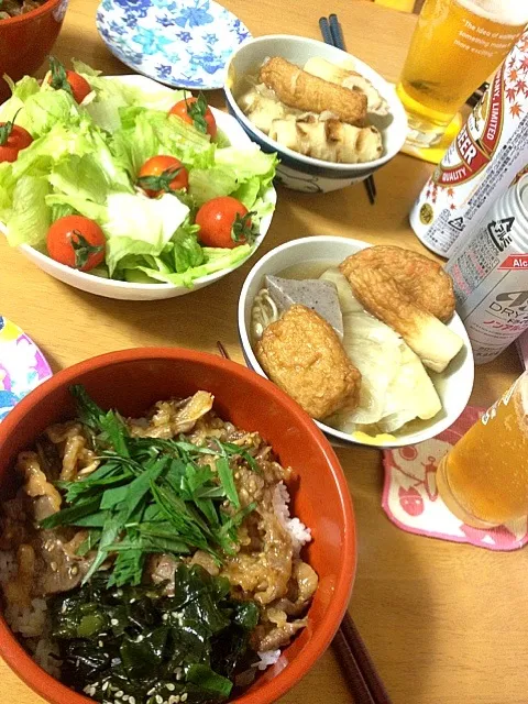 カルビ丼とおでん|rikaさん