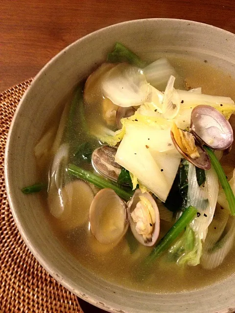 あさりと野菜のさっぱりラーメン|まちゃこさん