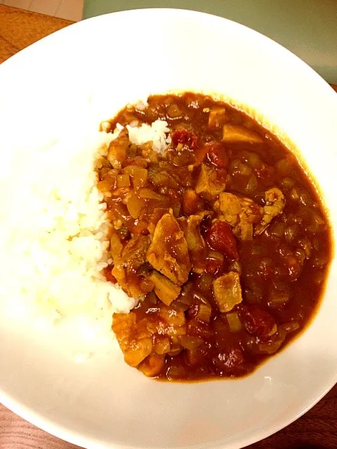 辛いトマトチキンカレー|水杉 万希子さん