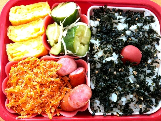 人参たらこ炒めとウィンナー弁当|もえさん