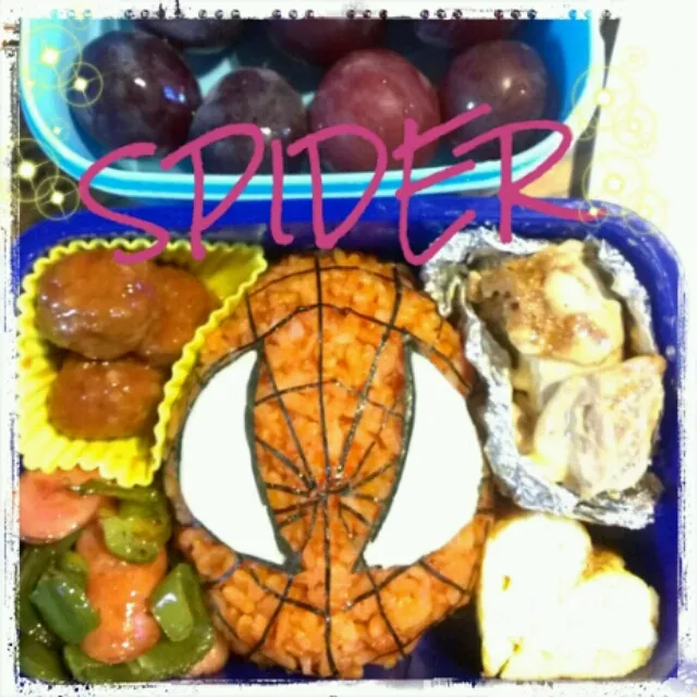 スパイダーマン弁当|トットさん