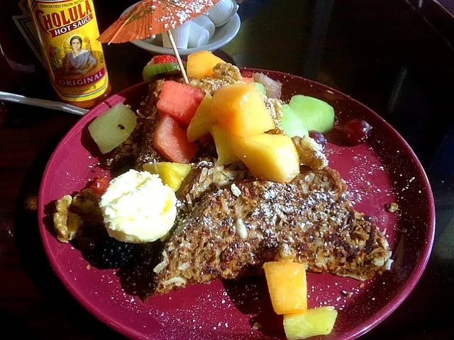 Tropical Toast (French Toast w/ fruits)|chan mitsuさん