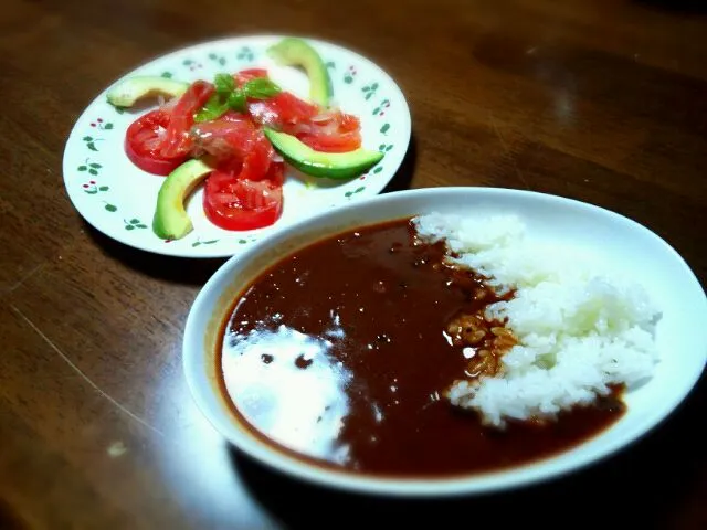 Snapdishの料理写真:手抜き晩御飯( ´△｀)|reico.tさん