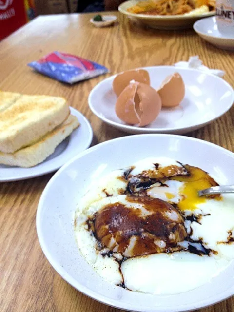 Snapdishの料理写真:Half Boiled Egg|FuzzY LiNaさん