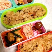 Snapdishの料理写真:パパ＆娘のお弁当|Ayaさん