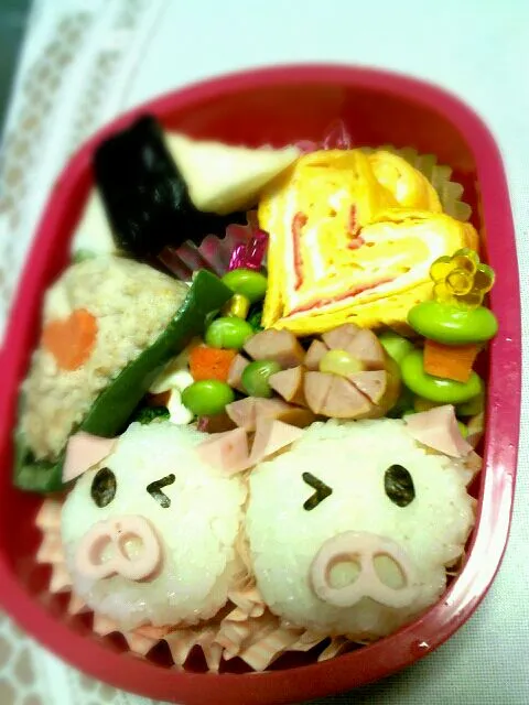 ぶたさんお弁当|ちなってぃさん