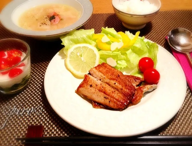 🍴秋刀魚のムニエル Saury meuniere|ピロさん