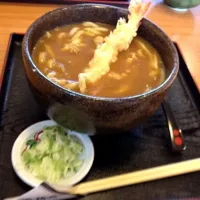 エビ天カレーうどん|えりめろさん