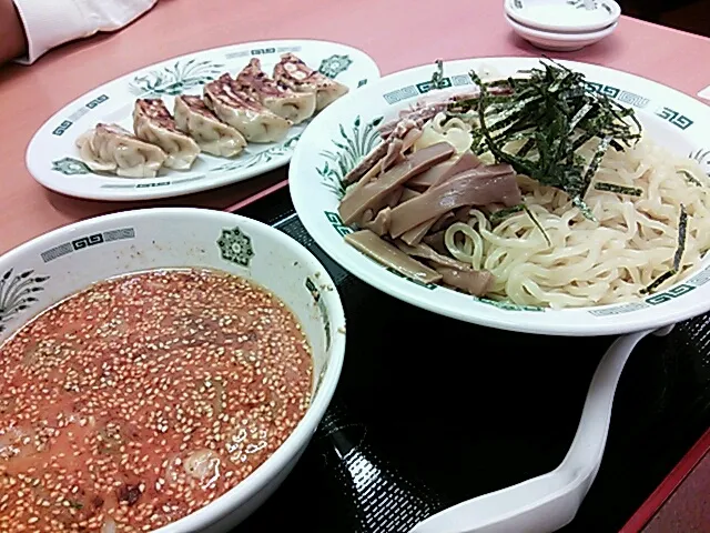 塩麹つけ麺赤、熱烈中華食堂日高屋|ryokutuchaさん