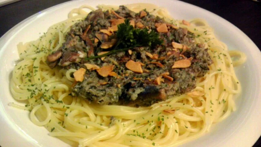 spaghetti con polpa di granchio e le sarde|Daisukeさん