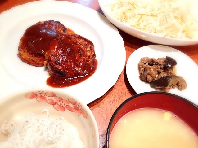 豆腐ハンバーグの晩ご飯|ミッチーZさん