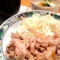 Snapdishの料理写真:豚しゃぶ！|Shinsuke Nakanishiさん