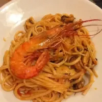 Pasta with shrimp and clams|Carlotta Tattiさん