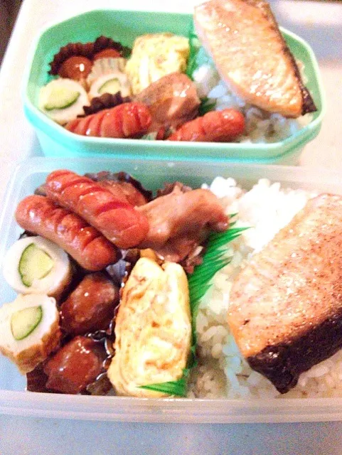 おはようございます🎶  今日の二人弁当|りんさん