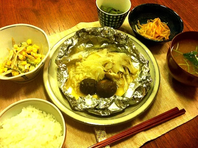 きのこと鱈のホイル焼き定食|hirokoさん