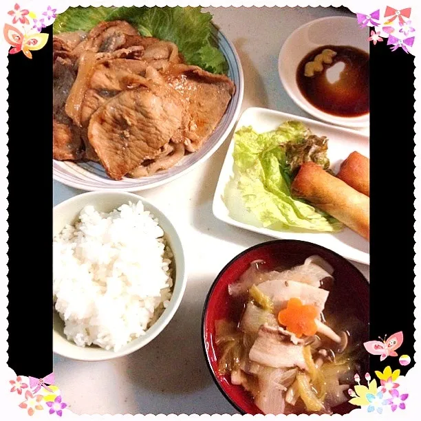 今日の夕飯♪|ゆりっぺ⋆*❁さん