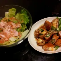 Snapdishの料理写真:豚肉と大葉のおくら,チーズ,茄子巻き|なたそさん