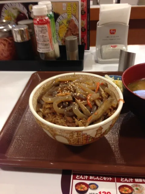 きんぴらこんにゃく牛丼|堀河 史麿さん