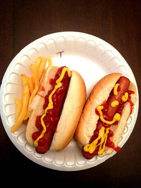 Snapdishの料理写真:Hotdogs|lindaさん