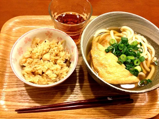 炊き込みご飯&キツネうどん|SPC2012さん