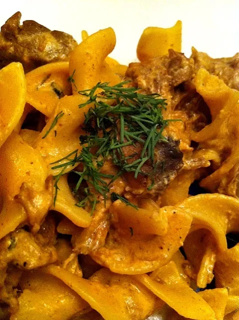 Snapdishの料理写真:Beef Stroganoff|Holly Doranさん