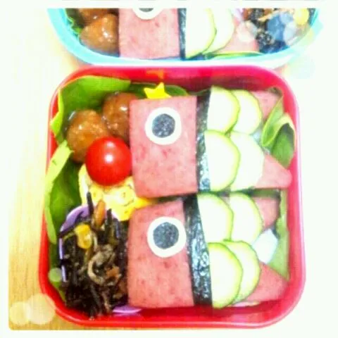 Snapdishの料理写真:SPAM  de  こいのぼり弁当|めぐさん