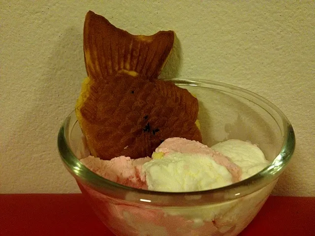 taiyaki + icecream|Tunaさん