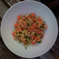 Snapdishの料理写真:Feta watermelon tabbouleh|xuedan wangさん