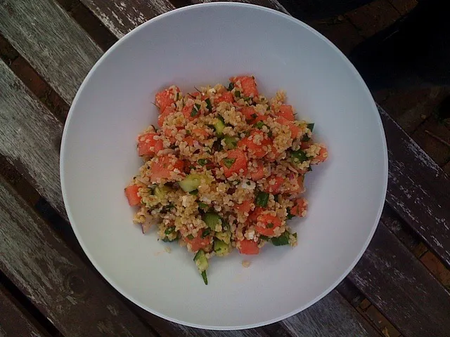 Feta watermelon tabbouleh|xuedan wangさん