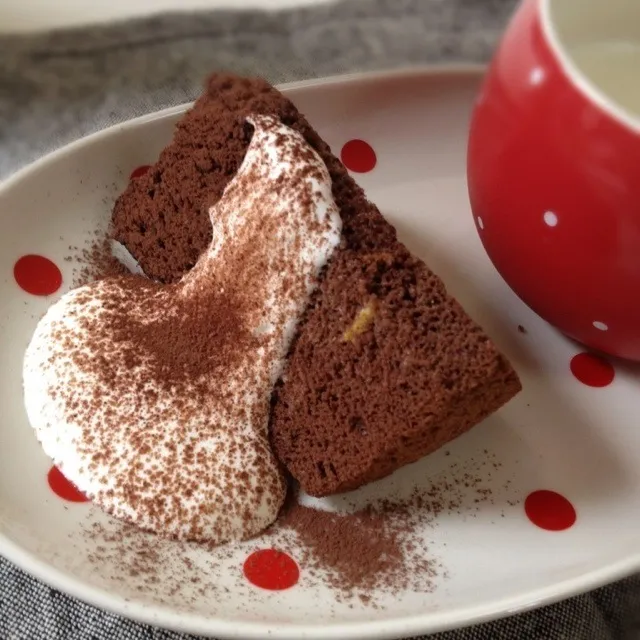 オレンジとチョコのシフォンケーキ|ラムカシパンさん