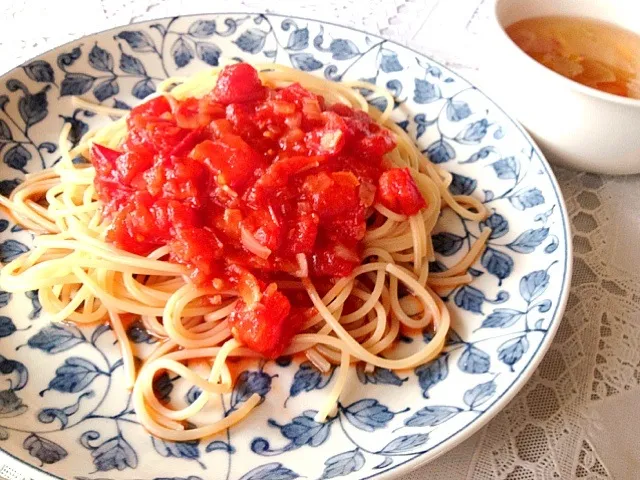 トマトソースパスタ🍝|macky0426さん