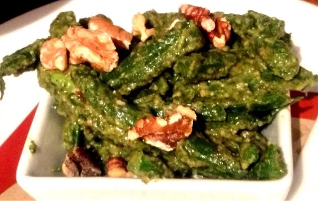 Green Beans, Pesto, and Walnuts Antipasti|sooprcoolchicaさん