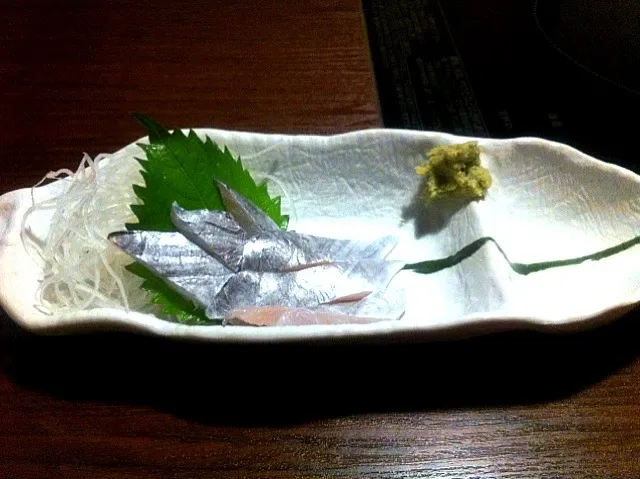 Snapdishの料理写真:太刀魚のお刺身|白飯さん