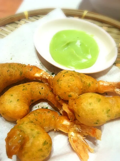 Prawn Fritters w Wasabi Mayo|AnnSeobieさん