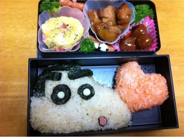 Snapdishの料理写真:クレヨンしんちゃんです(*^^*)|あきさん